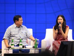 Prabowo dan Maudy Ayunda Bersanding di Festival Belajarayal