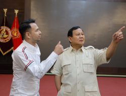 Raffi Ahmad: Pak Prabowo Selalu jadi Panutan untuk Kita Semua