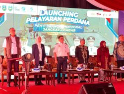 TINGKATKAN KONEKTIVITAS, DITJEN HUBDAT-PEMERINTAH DAERAH LUNCURKAN PELAYARAN PERDANA LINTAS JANGKAR-LEMBAR