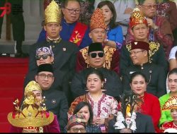 Prabowo Disambut Gemuruh Hadirin Saat Disorot Kamera di Upacara HUT RI ke-78