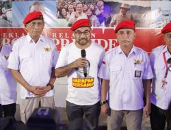 Rajawali 08 Deklarasi Dukung Prabowo, Haris Rusly Moti: Tondo-Tondo Alam Mengarahkan Ke Pak Prabowo!