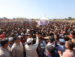 Bicara di Deklarasi Dukungan Masyarakat NTT, Prabowo: Kompak, Kerja Sama, Jangan Tercerai Berai