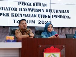 Sukseskan Program Pemerintah, Ketua TP PKK Kecamatan Ujung Pandang Kukuhkan Program Operator Dasawisma