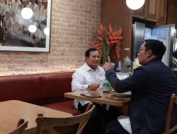 Prabowo Santap Makan Malam Bersama Ridwan Kamil di Kediaman Kertanegara
