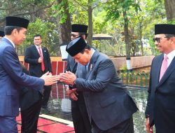 Menhan Prabowo Hadiri Upacara Hari Kesaktian Pancasila