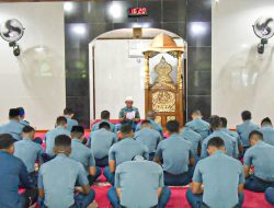 Sambut HUT Ke-78 TNI, Danlantamal IX Gelar Do’a Bersama Prajurit dan PNS Lantamal IX