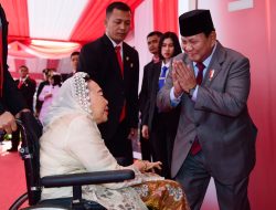 Momen Prabowo bersama Tokoh-Tokoh Senior di HUT ke 78 TNI