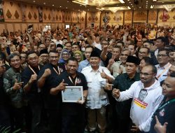 Relawan Samawi Deklarasi Dukung Prabowo: Kaum Sarungan Tegak Lurus Pak Jokowi