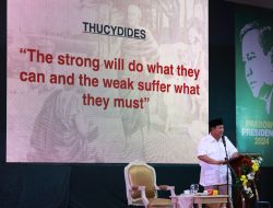 Prabowo: Kita Tidak Mau Perang, Tapi Negara Harus Kuat agar Tak Diperlakukan Seenaknya