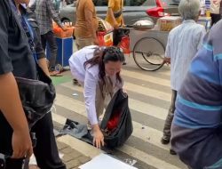 Relawan Prabowo-Gibran dan TIDAR Turun Bebersih, 30 Menit Pasca Pendaftaran Jalan Bersih dan Lalin Lancar