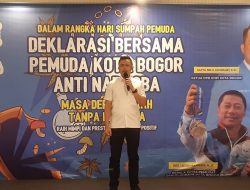 Peringati Sumpah Pemuda ke-95, Polresta Bogor Kota Bersama KNPI Deklarasi Pemuda Kota Bogor Anti Narkoba