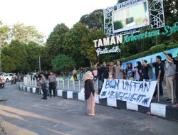 Satgas Operasi Mantap Brata Kapuas 2023-2024 Amankan Aksi Mimbar Bebas dari BEM Untan