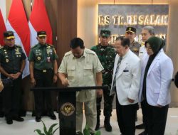 Resmikan RS TNI Baru, Prabowo Ungkap Kebanggaan Beri Nama dr. H Sadjiman