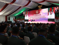 Prabowo Bicara Situasi Global Mulai Rusia-Ukraina Hingga Gaza dan Pengaruhnya Terhadap RI di Hadapan Seribu Unsur Pimpinan TNI