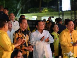 Hadiri HUT Partai Golkar ke-59, Prabowo: Kami Siap Berikan Segalanya untuk Bangsa dan Negara