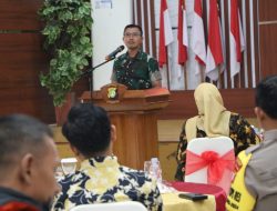 Dandim 0509 Bahas Soal Pemilu Damai Saat Coffee Morning dan Silaturahmi bersama Forkopimda