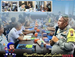 Dirlantas Polda Riau Pimpin Rapat Forum Lalu Lintas Untuk Sukseskan Program Bulan Tertib Helm
