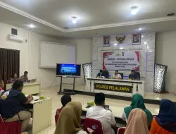 Polres Pelalawan Gelar Rapat Sosialisali Penerbitan STTP Kampanye Pemilu
