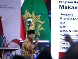 Aksi Lucu Prabowo di Muhammadiyah dari Joget Hingga Tirukan Suara Harimau