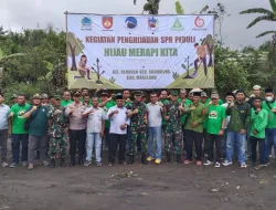 Danrem 072/Pamungkas Pimpin Penanaman Ratusan Pohon Lereng Gunung Merapi