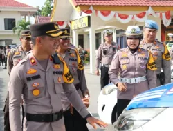 Beri Rasa Aman Pada Masa Kampanye, Polres Pelalawan Gelar Apel Kesiapan OMB LK 2023 – 2024 Tahap II