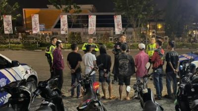 Giat Blue Light Patrol di Pekanbaru, Polisi Amankan 36 Unit Sepeda Motor