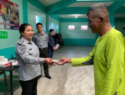 Lapas Narkotika Kelas IIA Pematang Siantar Giat Sapa Sehat dan Berbagi Vitamin