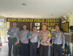 Jalin Sinergitas, Kalapas Narkotika Kelas IIB Kunjungi Polsek Rumbai