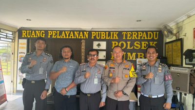 Jalin Sinergitas, Kalapas Narkotika Kelas IIB Kunjungi Polsek Rumbai
