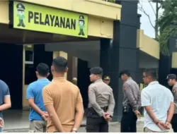 Sukseskan Pemilu Damai 2024, Polres Kuansing Laksanakan Apel Rutin OMB LK 2023