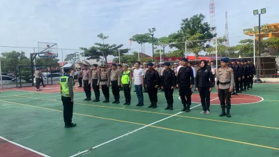 Hari Pertama Ops Lilin Lancang Kuning 2023-2024, Kasetopsda Berikan Beberapa Arahan Kepada Personel