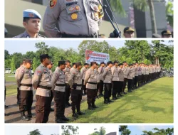 Dalam Rangka Cooling System OMB Lancang Kuning Pemilu 2024, Kapolres Kuansing Pimpin Apel Bhabinkamtibmas 