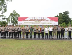 Polres Kuansing Gelar Operasi Lilin Lancang Kuning Tahun 2023