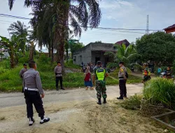 OMB Polsek Bagan Sinembah Pengamanan Kampanye Dialogis di Jalan Kolam