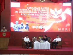Anti Radikal Terorisme di Lingkungan Polda Riau dan Jajaran
