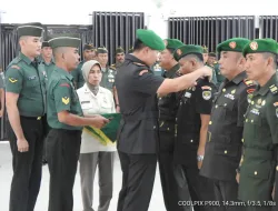 Dandim 0509 Gelar Acara Laporan Korps Serah Terima Jabatan Perwira, dan Pelepasan Perwira