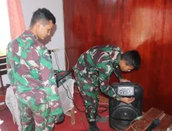 Petir Satgas 330 Patroli Gereja, Cek Instalasi Listrik Jelang Perayaan Natal 2023