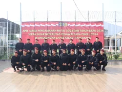 Lapas Kelas I Tangerang Melaksanakan Apel Siaga Pengamanan Natal 2023 dan Tahun Baru 2024 Serta Ikrar Netralitas Pegawai Pada Pemilu 2024