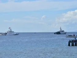 KN Kuda Laut-403 Bakamla RI Sailing Pass di Hari Nusantara