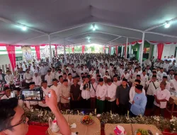 Silaturahmi Kebangsaan,  Gus Miftah 1000 Kiai Kampung Bersama Prabowo Gibran di Komplek Yayasan Taruna Muslim Indonesia