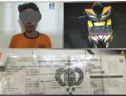 Polsek Dramaga Ungkap Pencurian Sepeda Motor Roda Dua Dan Lalukan Penyelidikan
