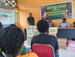 Kodim 1710/Mimika Kembali Bagikan Sembako Kepada Warga Binaan Jelang Perayaan Natal 2023