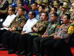 Panglima TNI Hadiri Rapat Konsolidasi Nasional Kesiapan Pemilu 2024 Pimpinan Presiden RI