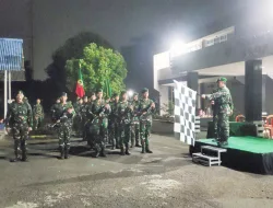 Sukseskan Hari Jadi Angkatan Darat HUT Infanteri Ke 75 Danramil 01 Tambun Sambut Kedatangan Prajurit Ton Ranting