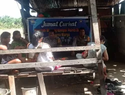 Polsek Medang Kampai Gelar Jumat Curhat di Komplek Perumahan PT Cipto