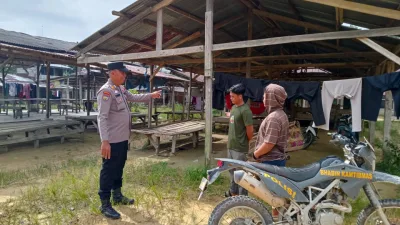 Cek Lokasi TPS Pemilu 2024, Kapolres Pelalawan Pastikan Lokasi TPS Aman