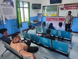 Satpas 0923 Lantas Polres Rohil Gelar Coolling System Bersama Warga