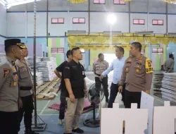Perketat Keamanan Jelang Pemilu 2024, Kapolres Dumai didampingi Kabag Ops Cek Gudang Logistik KPU Kota Dumai
