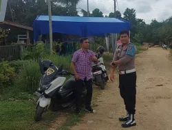 Polsek Kuantan Tengah Lakukan Pengamanan Kampanye Dialogis Pemilu 2024