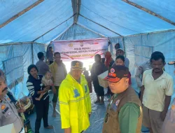 Peduli Korban Banjir, Kapolresta dan BPBD Berikan Bantuan Logistik di Dua Lokasi Bencana